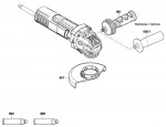 Bosch 3 601 GC9 201 Gwx 750-125 Angle Grinder 230 V / Eu Spare Parts